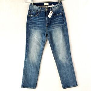 DRIFTWOOD Stella Blue Classic Straight Stretch Denim Jeans FLAWED